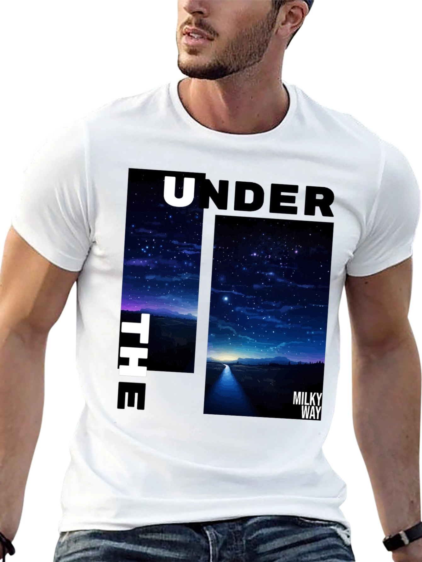 Under The Milky Way Graphic Tee