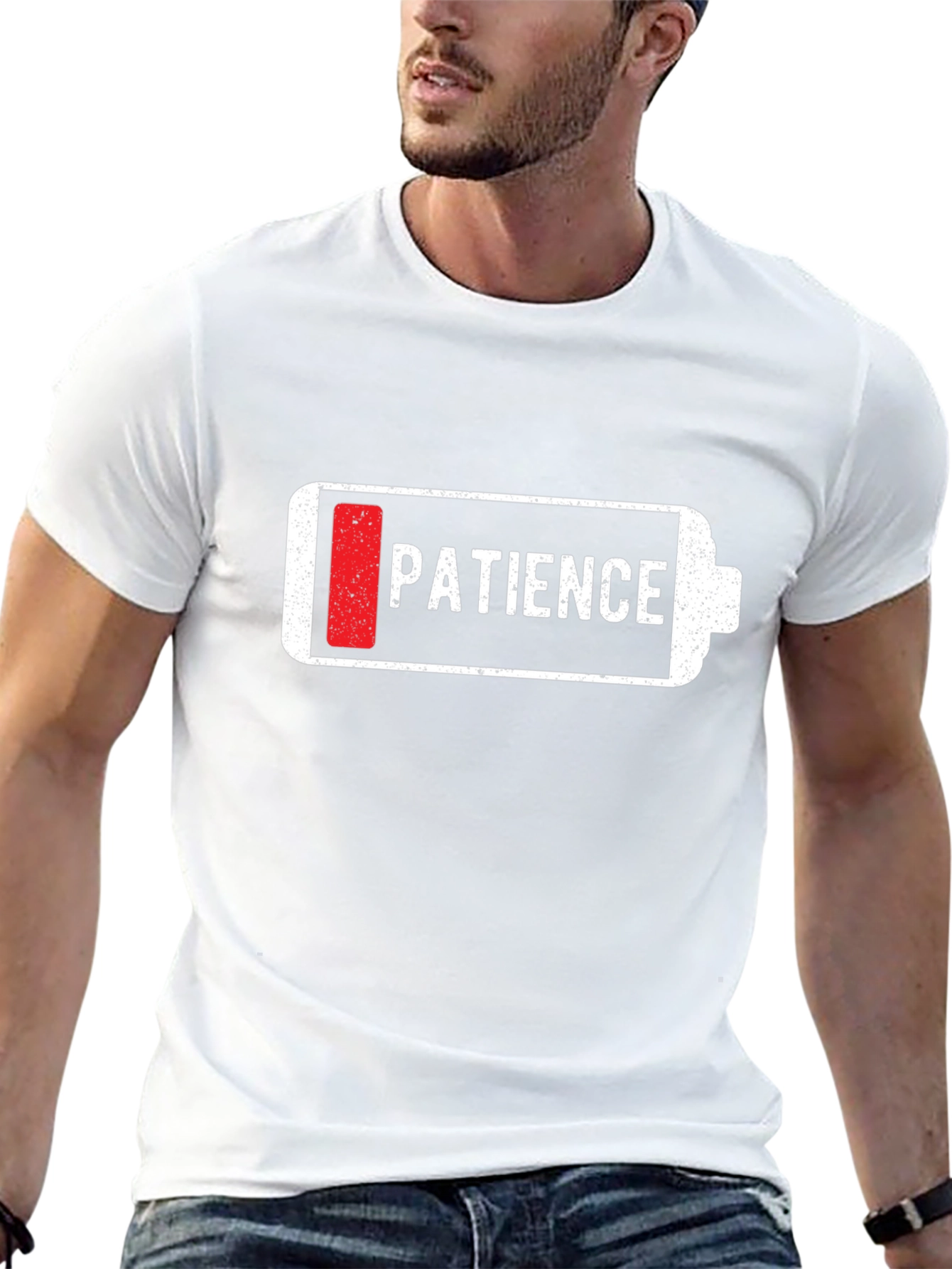 Low Patience Battery Graphic T-Shirt