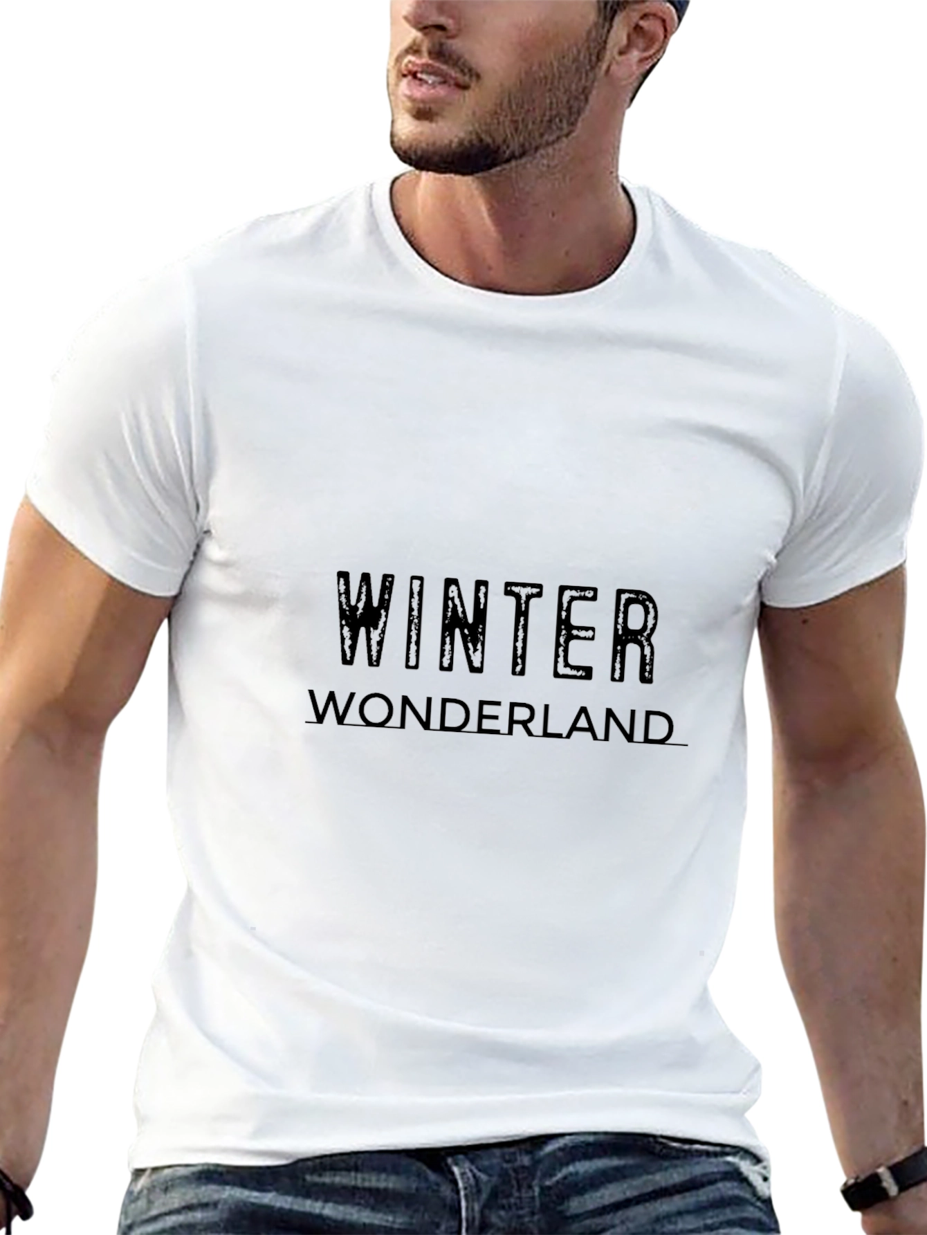 Winter Wonderland Black T-Shirt