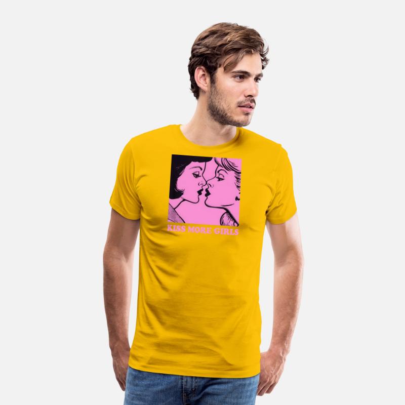 Kiss More Girls - Sapphic Gay Girls Lesbian Pride