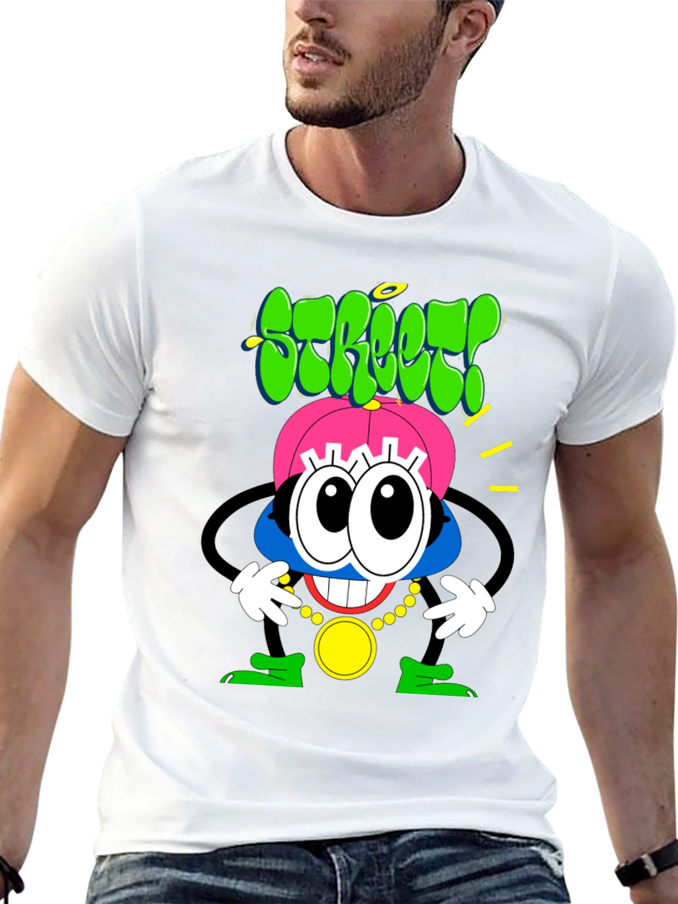 Street Cartoon Character T-Shirt