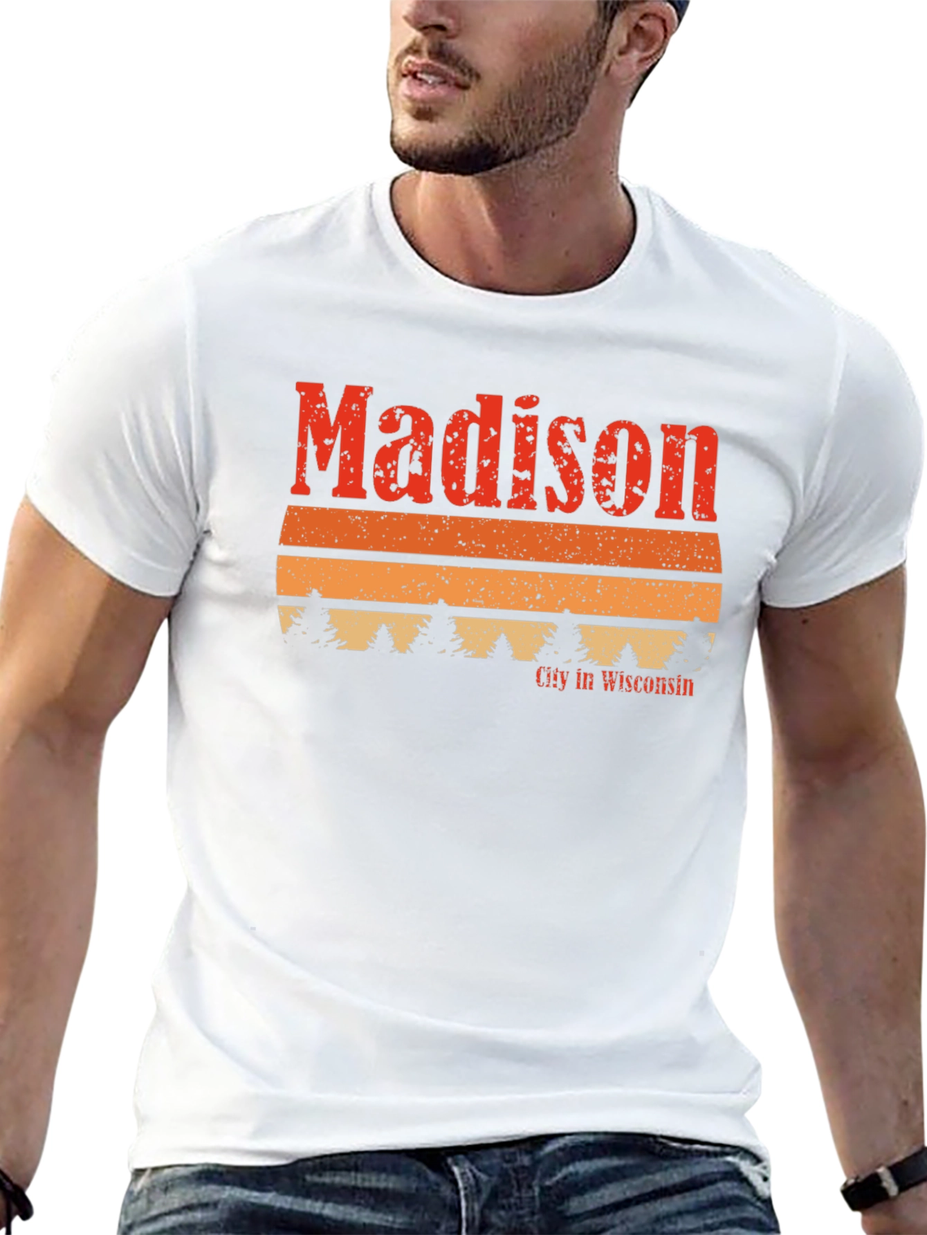 Madison Wisconsin Retro T-Shirt