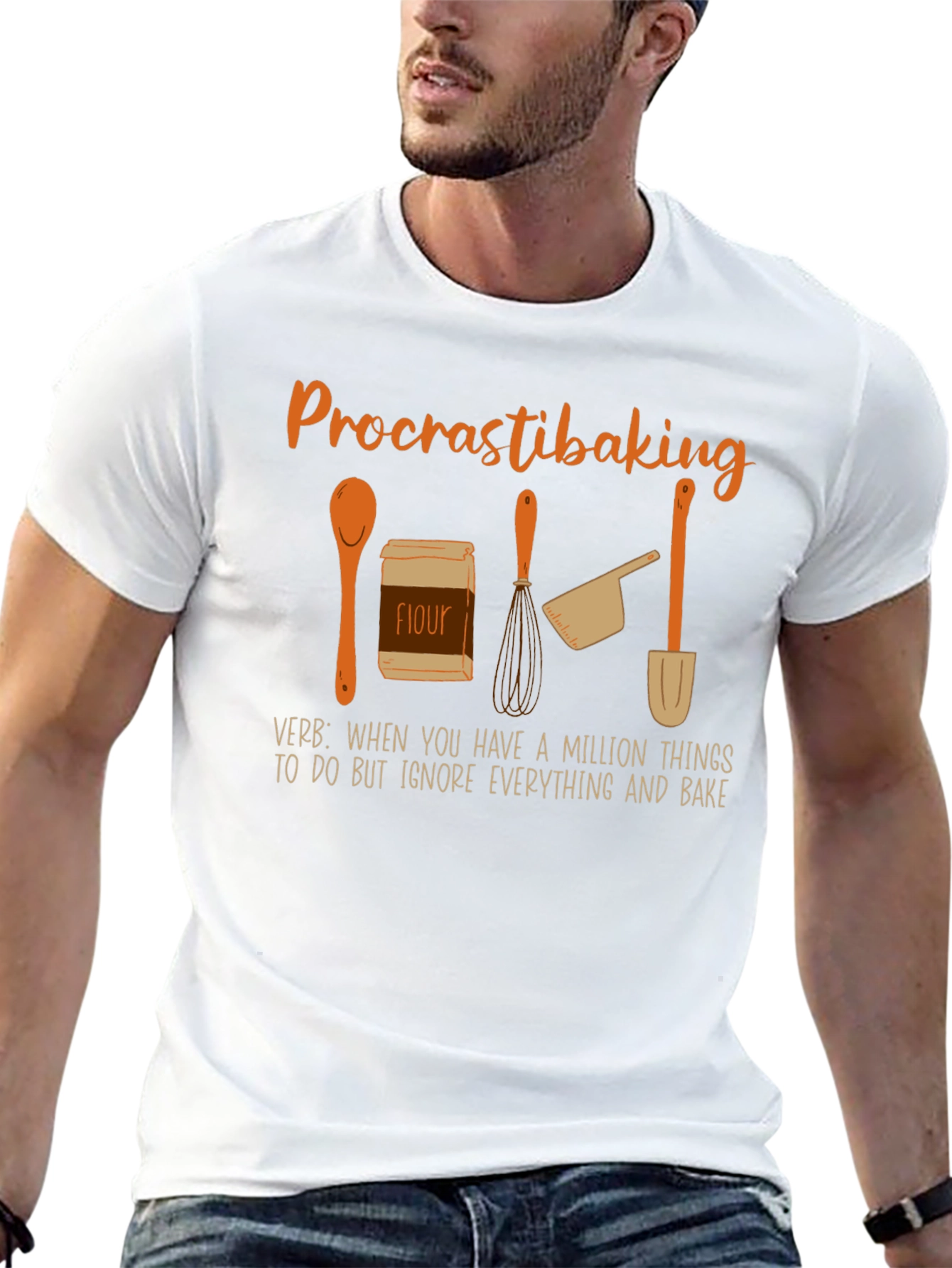 Procrastibaking Graphic T-Shirt