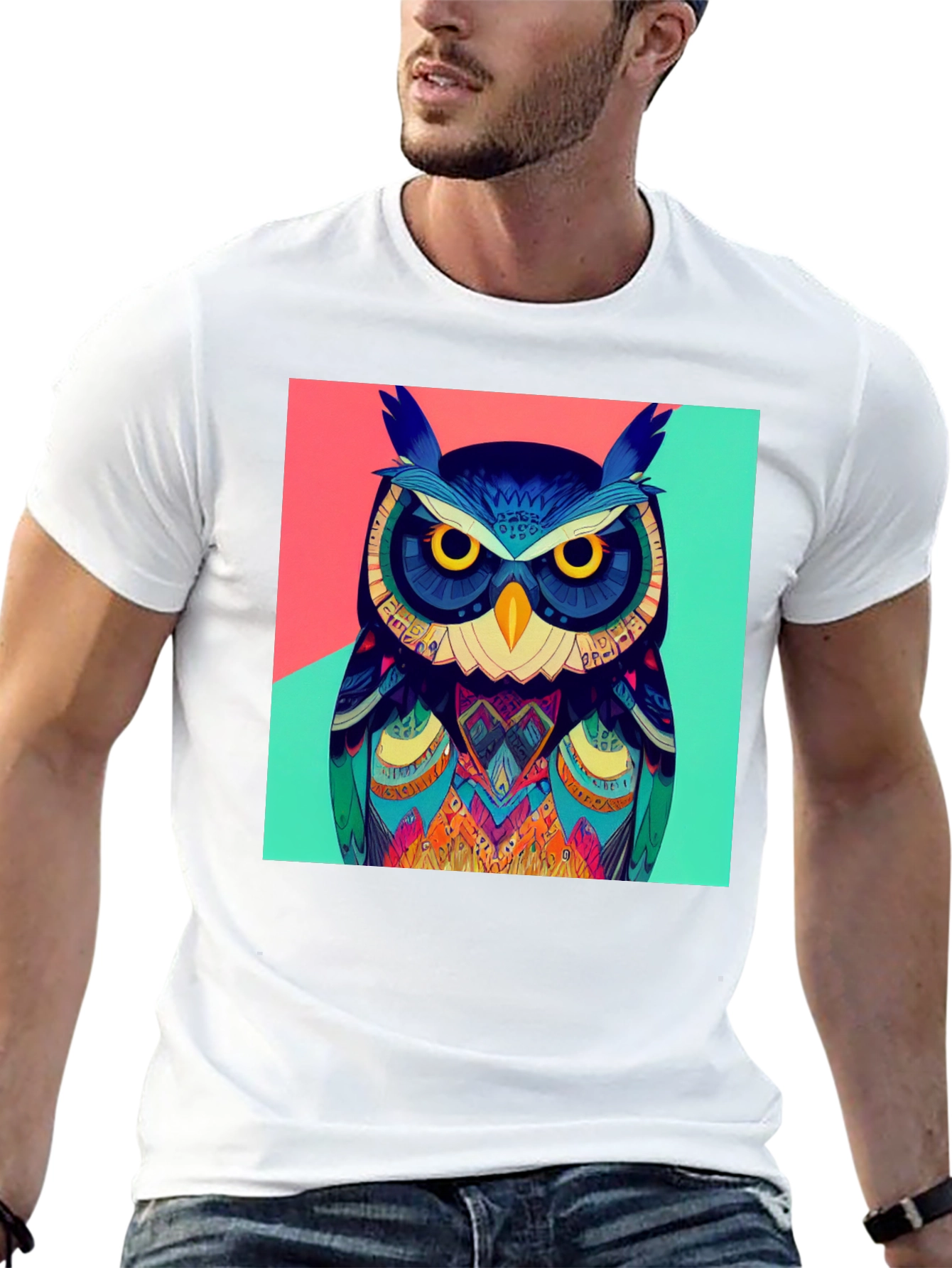 Cool Owl Graphic Tee - Modern Style