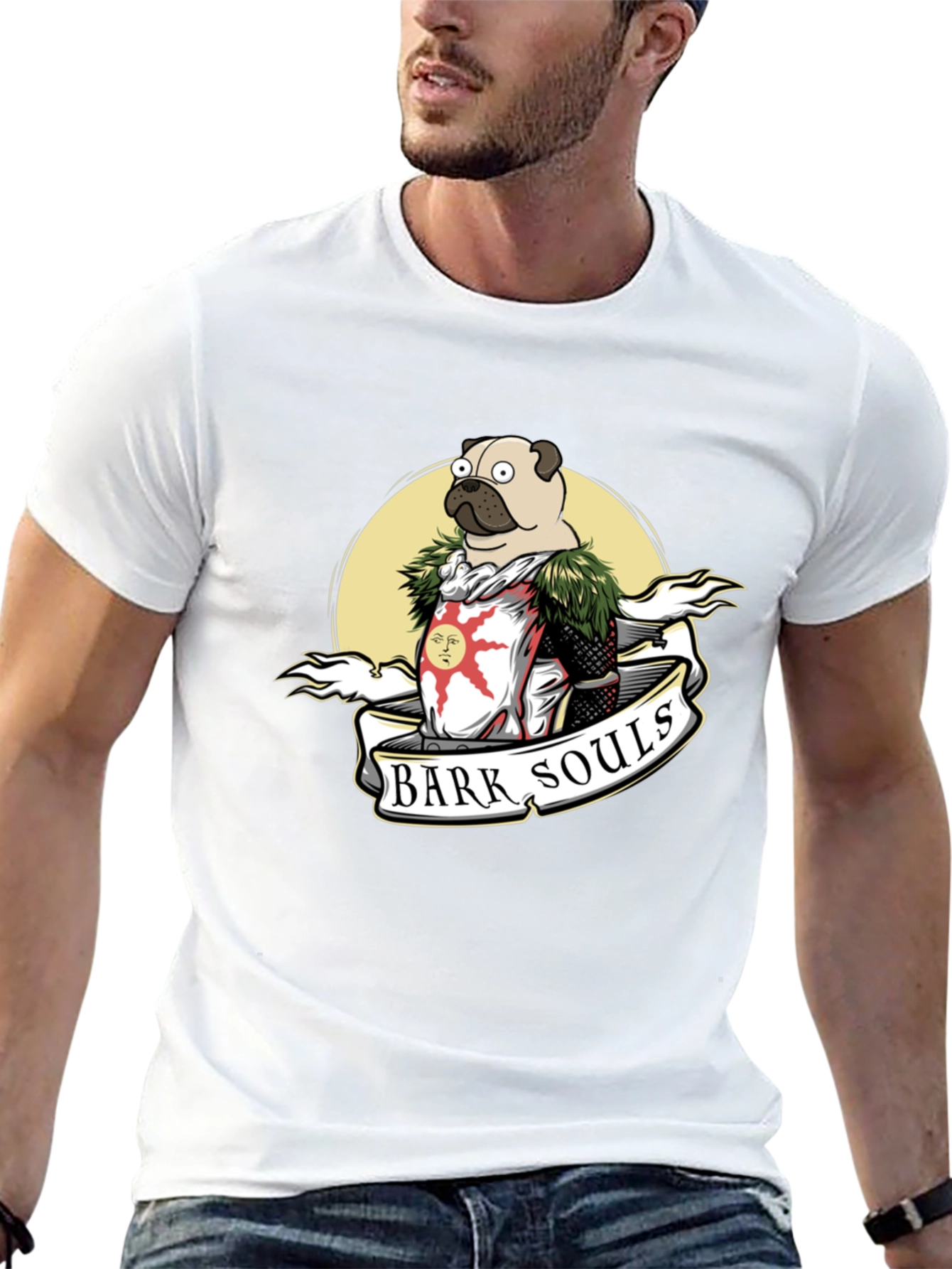 Bark Souls Funny Pug T-Shirt