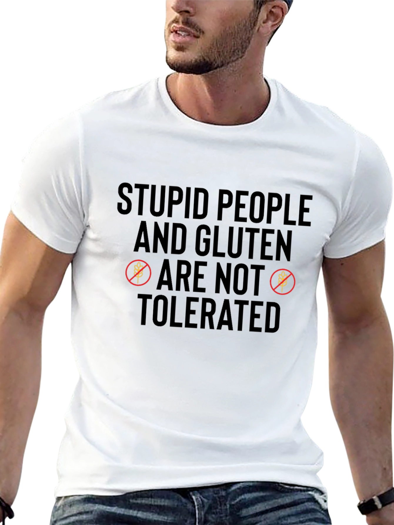 Funny Gluten-Free Slogan T-Shirt