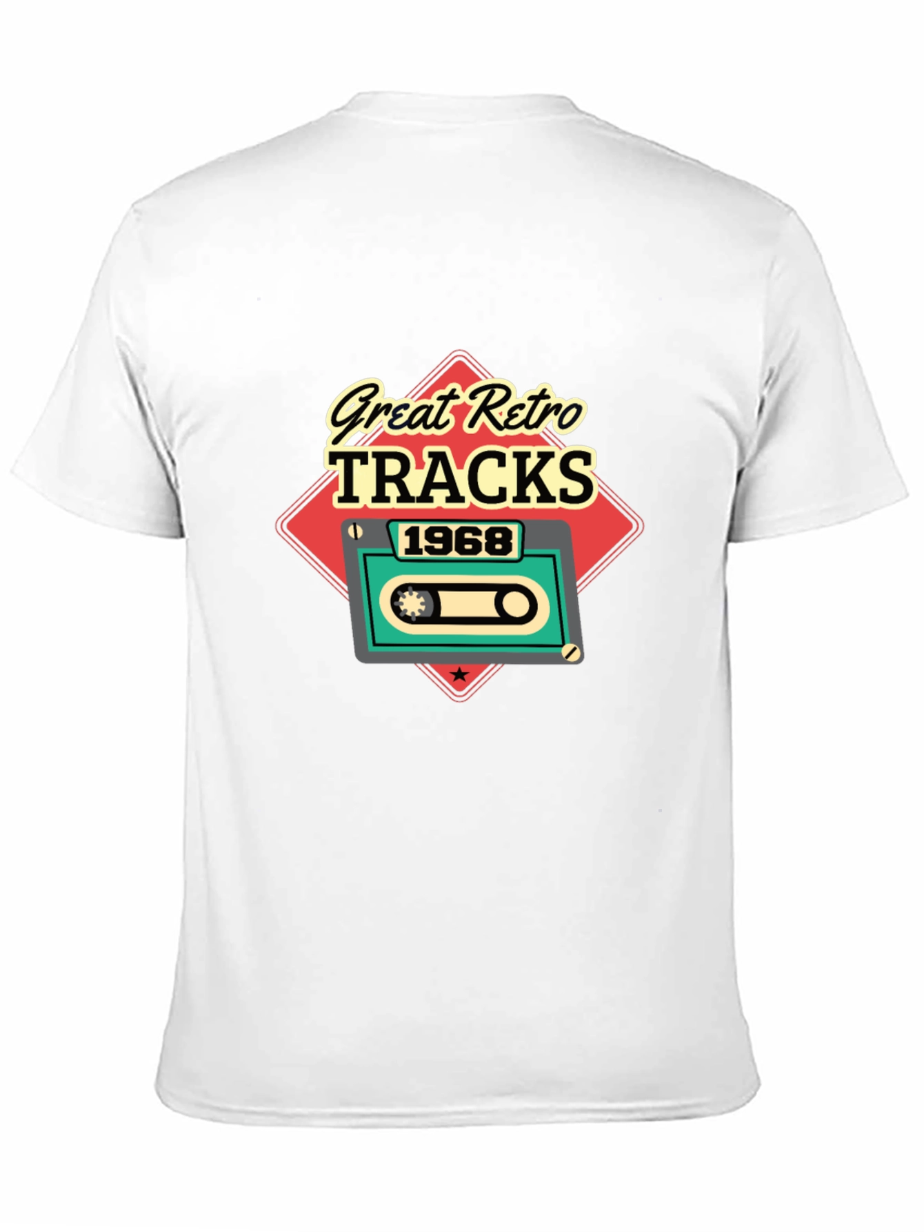 Great Retro Tracks 1968 Graphic Tee