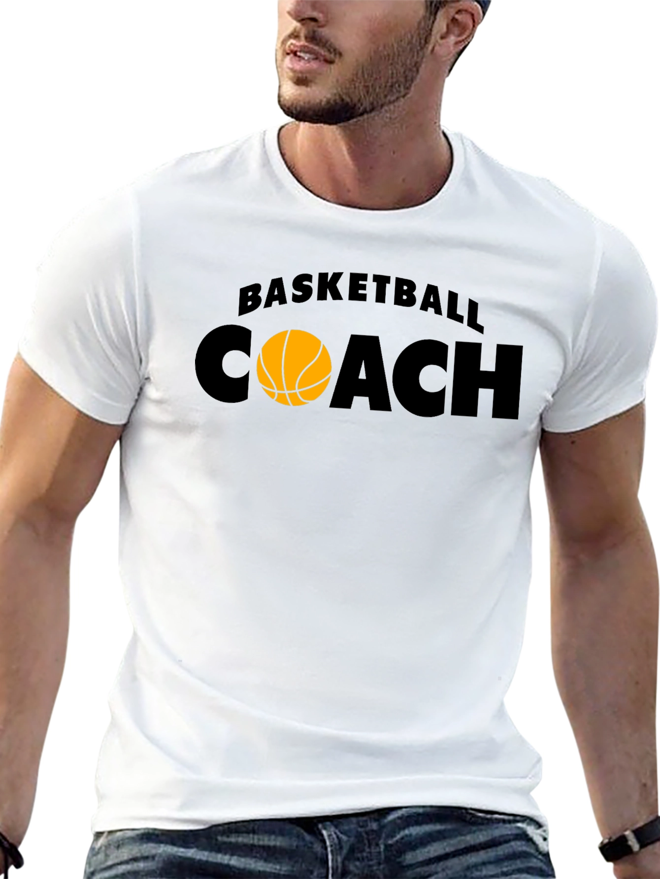 Basketball Coach Graphic T-Shirt