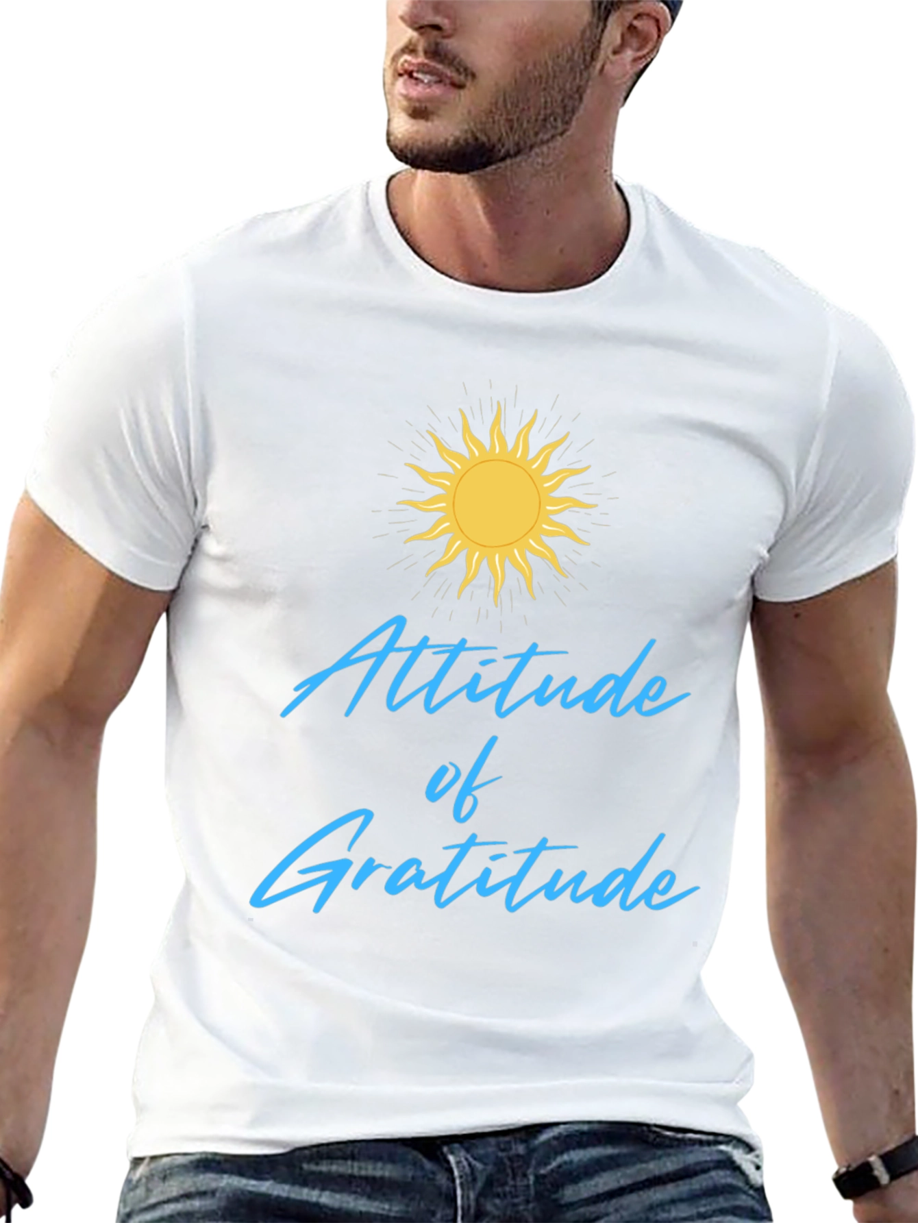 Attitude of Gratitude Black T-Shirt