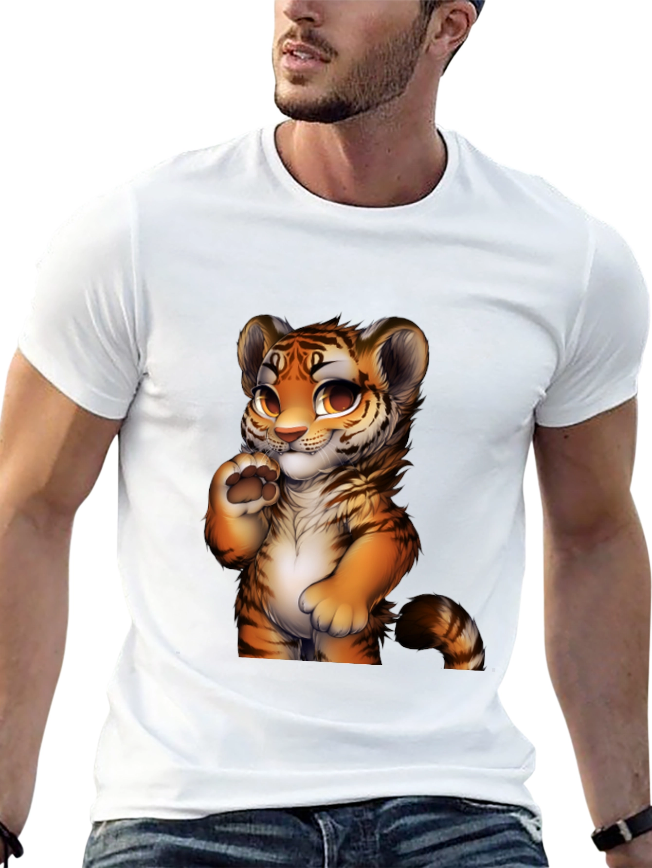 Cute Tiger Cub Graphic Tee