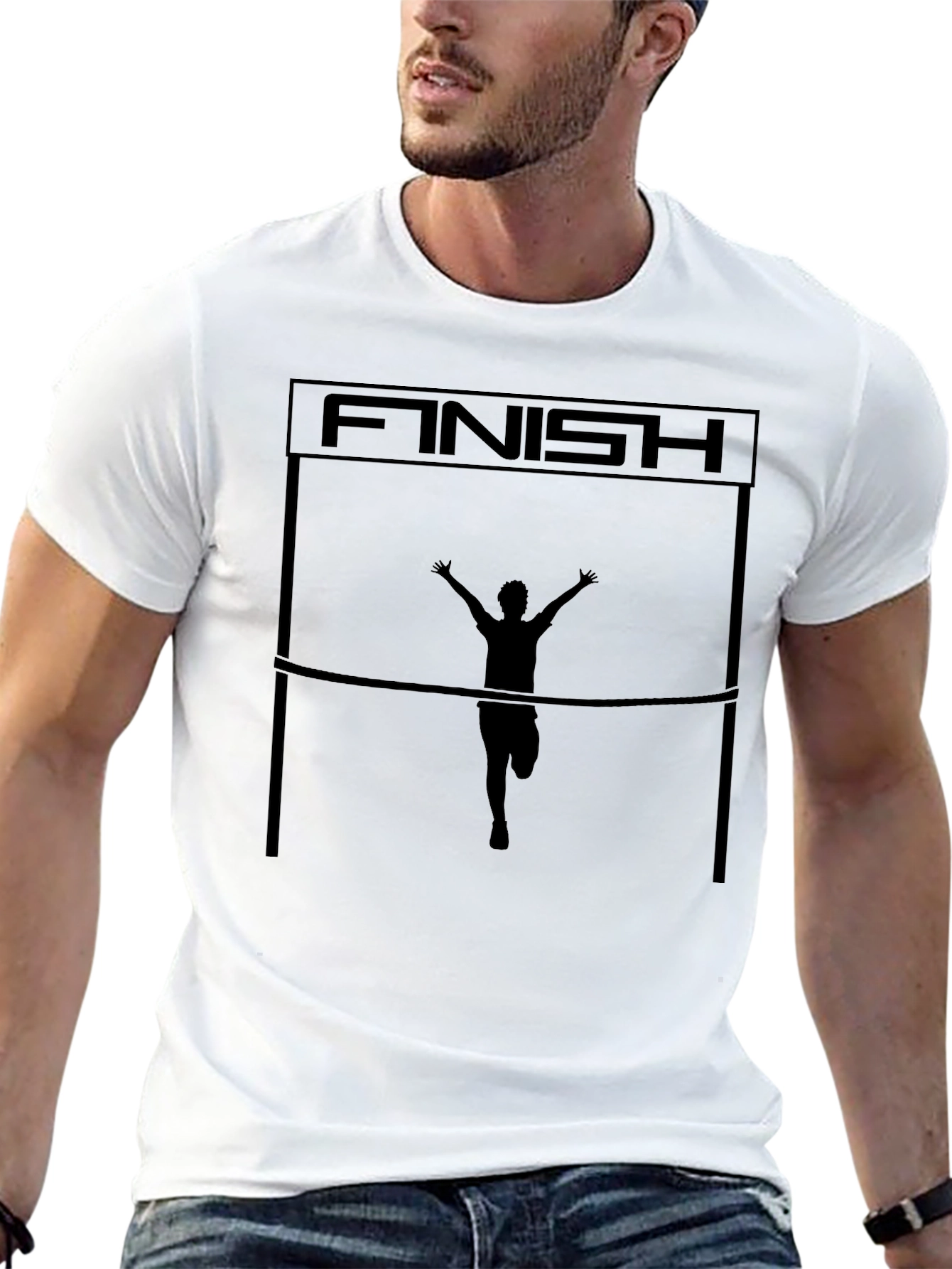 Finish Line Runner Graphic Tee