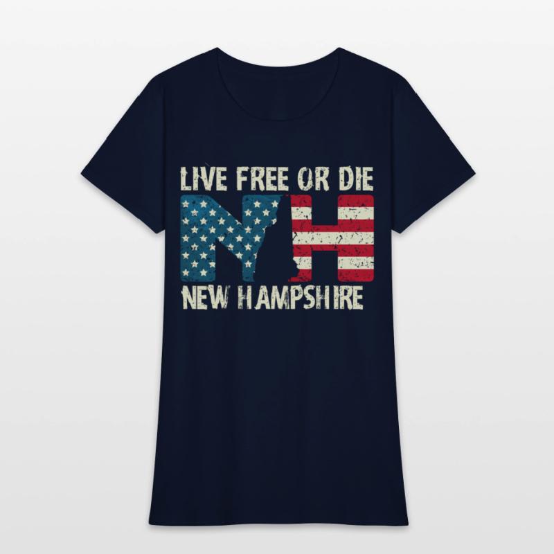 New Hampshire Patriotic Live Free Or Die Product