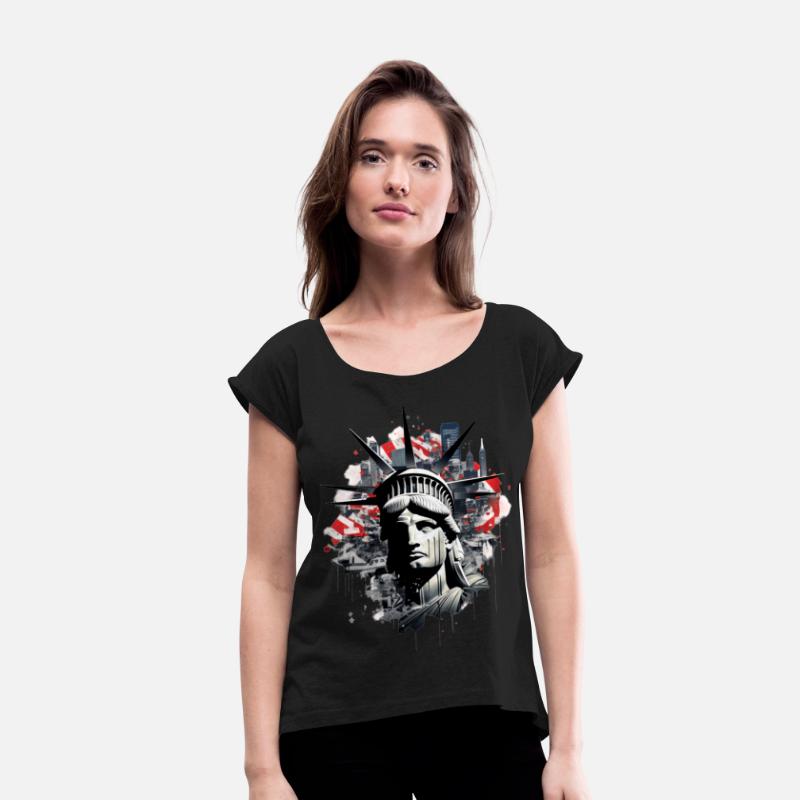 New York City Lady Liberty USA America Fan