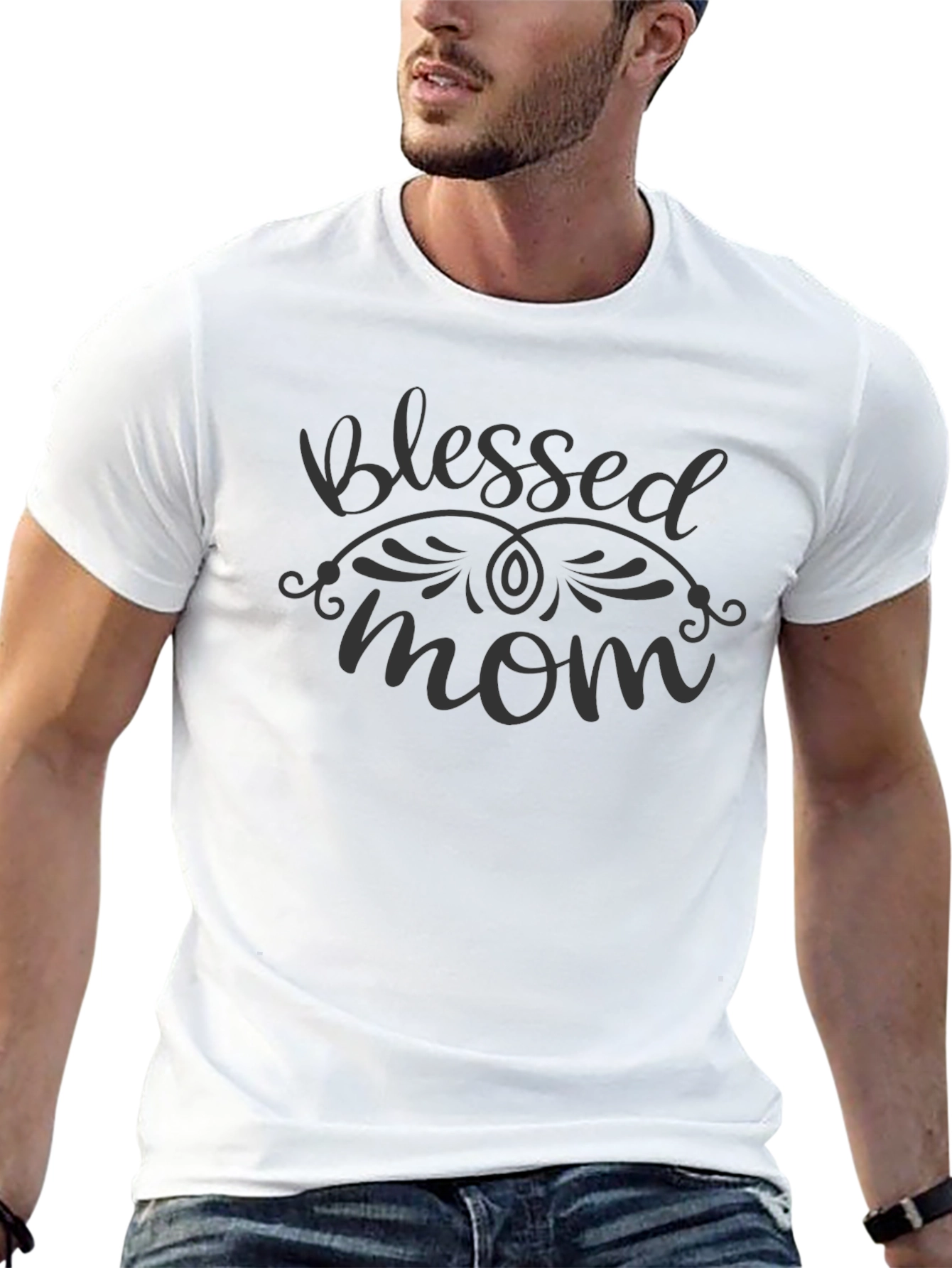 Blessed Mom Black T-Shirt - Stylish & Comfortable