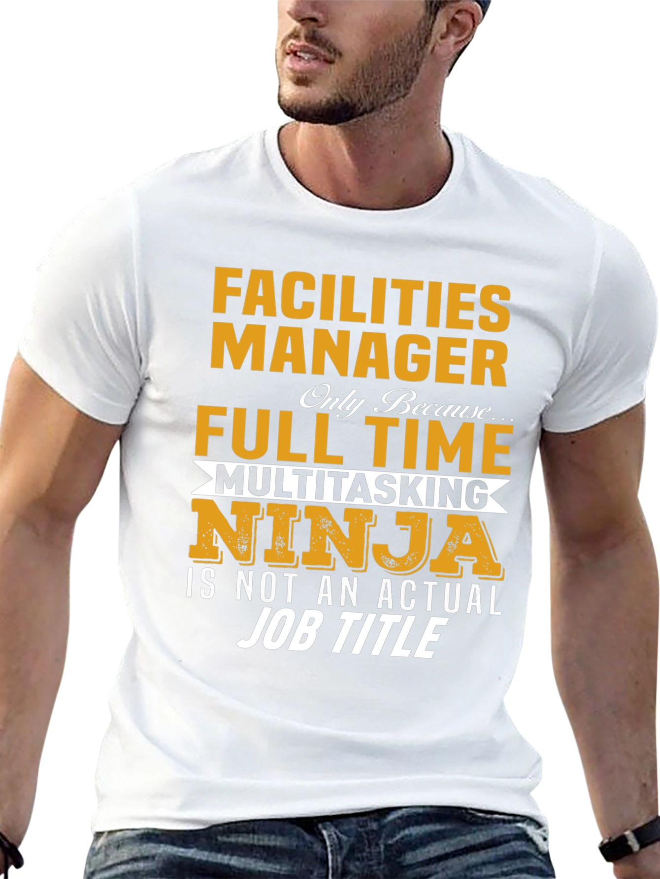 Facilities Manager Full Time Ninja T-Shirt