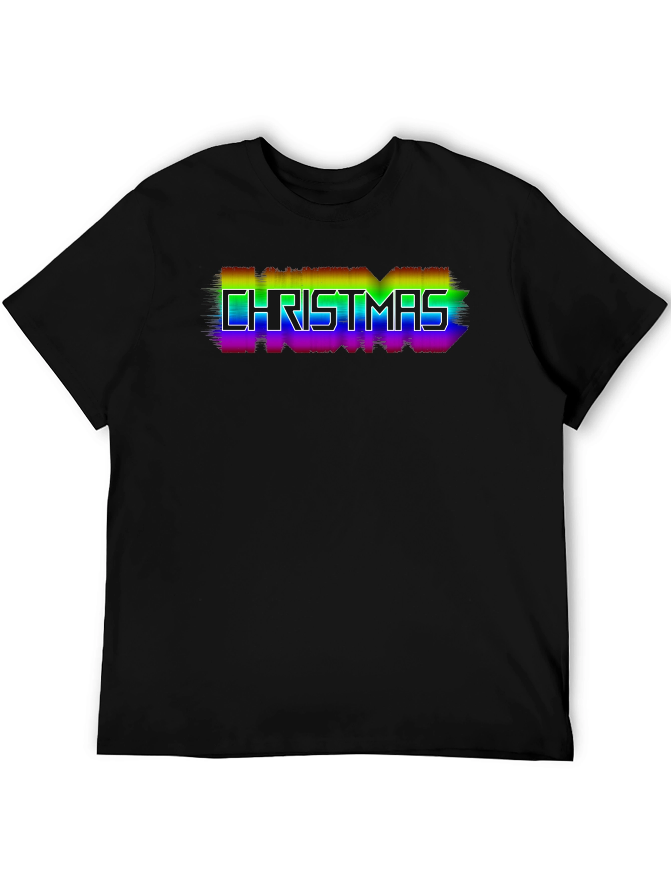 Rainbow Christmas T-Shirt - Festive Holiday Style
