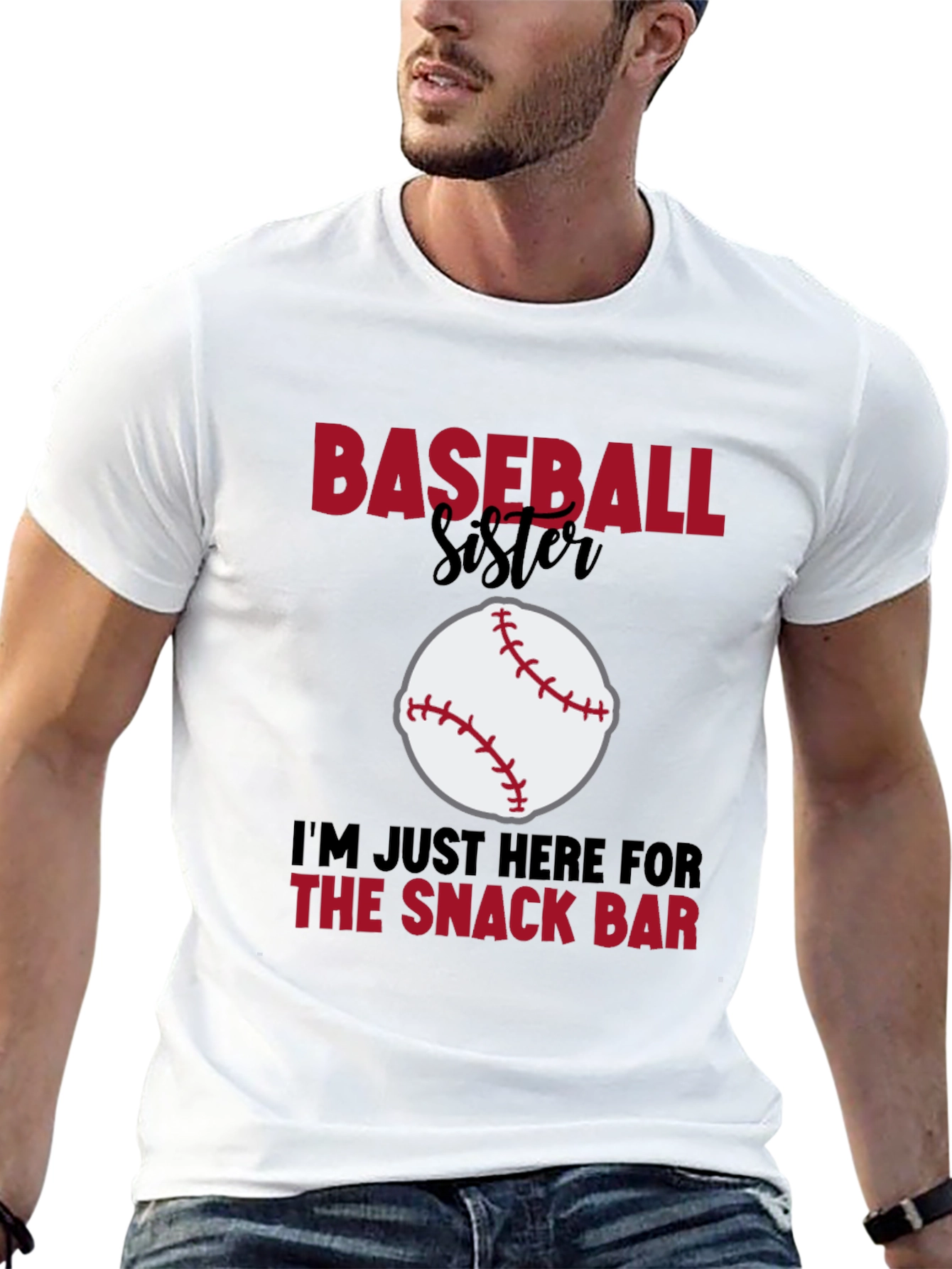 Baseball Sister Snack Bar Graphic Tee