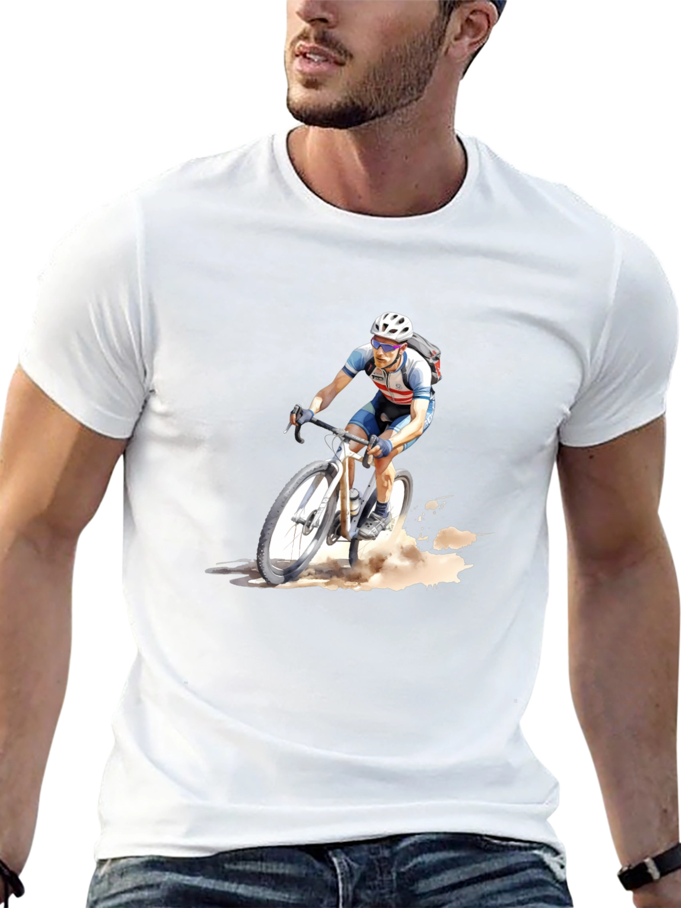 Mountain Biker Graphic Tee - Stylish & Comfortable