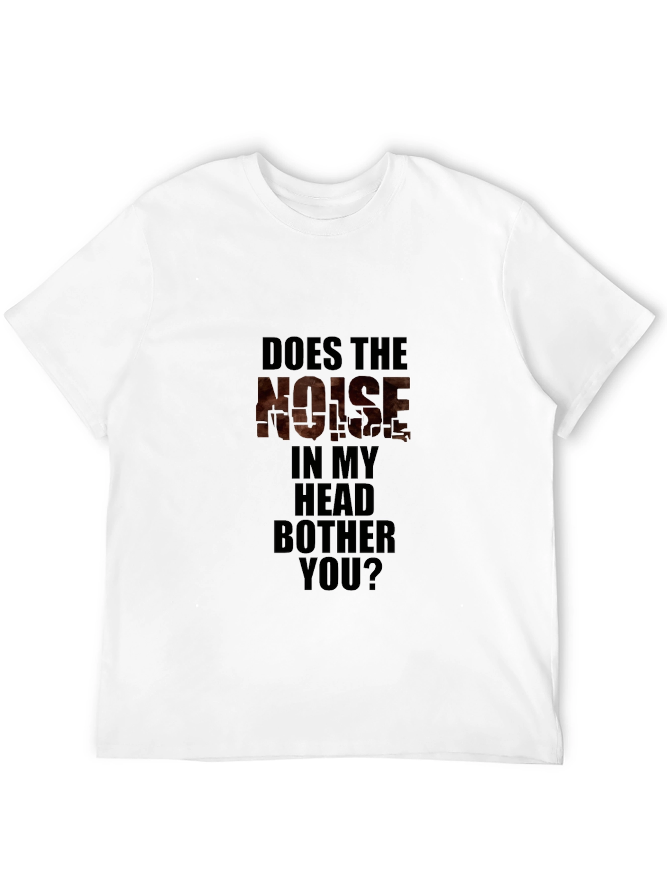Noise in My Head T-Shirt Black Novelty Tee