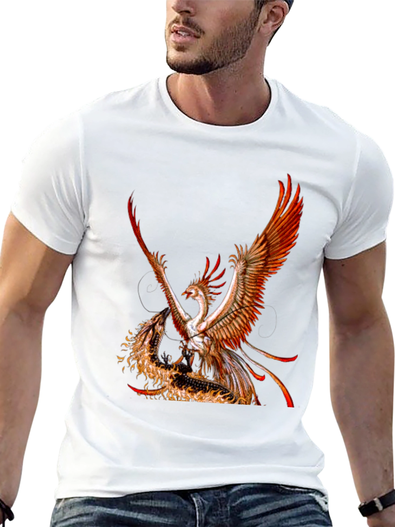 Phoenix & Dragon Graphic Tee
