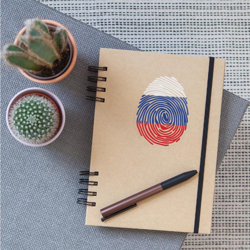 Russian fingerprint flag