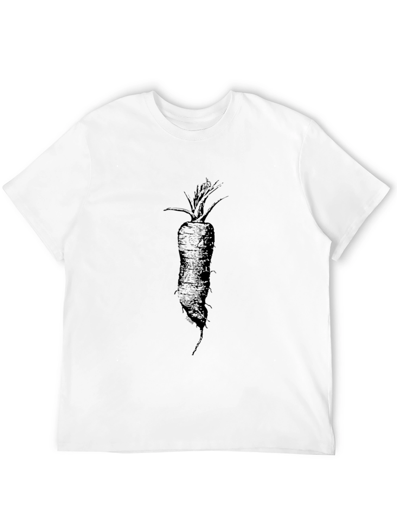 Black Carrot Graphic Tee - Unisex Style