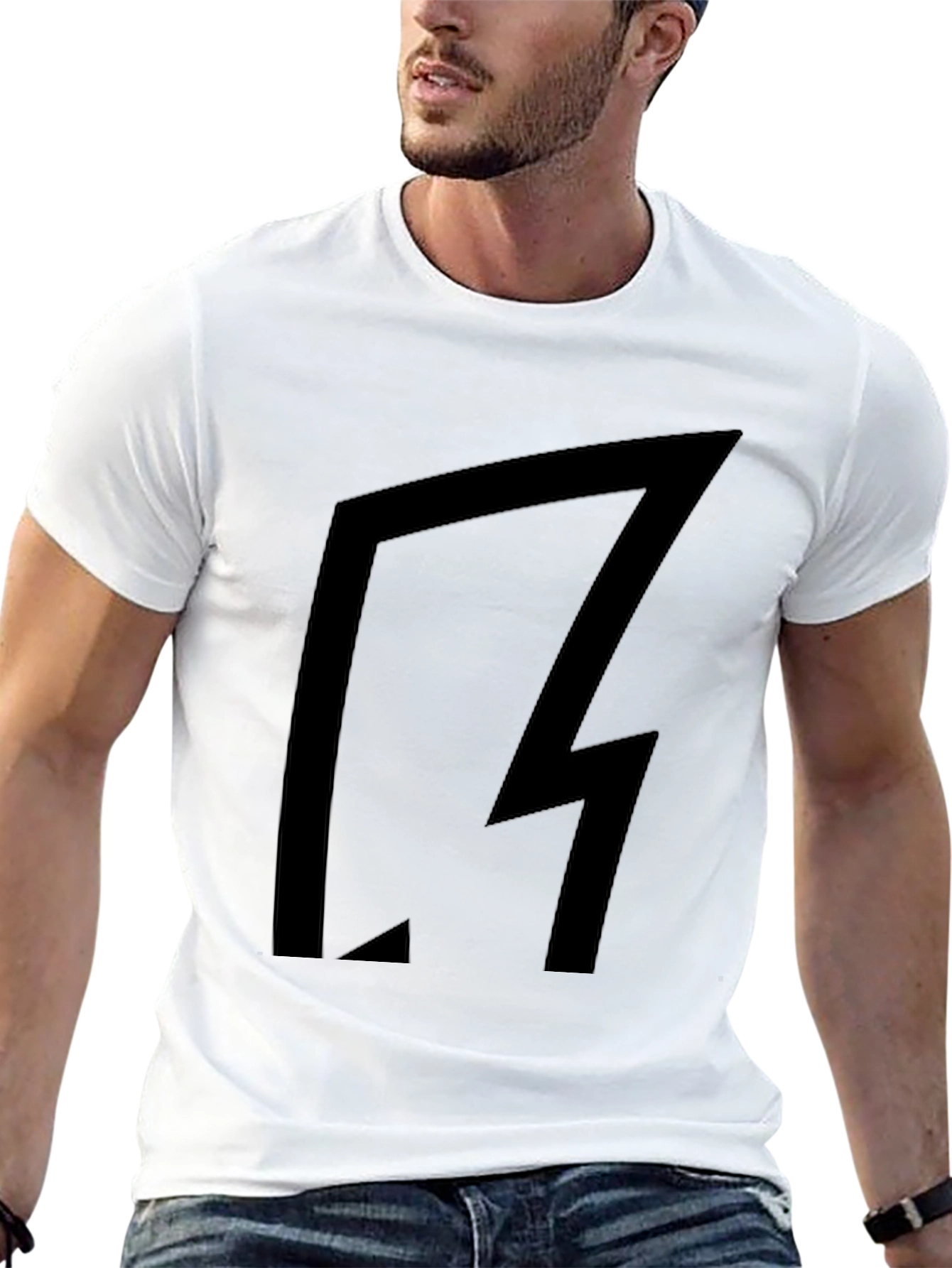 Geometric Graphic Tee - Modern Minimalist Design
