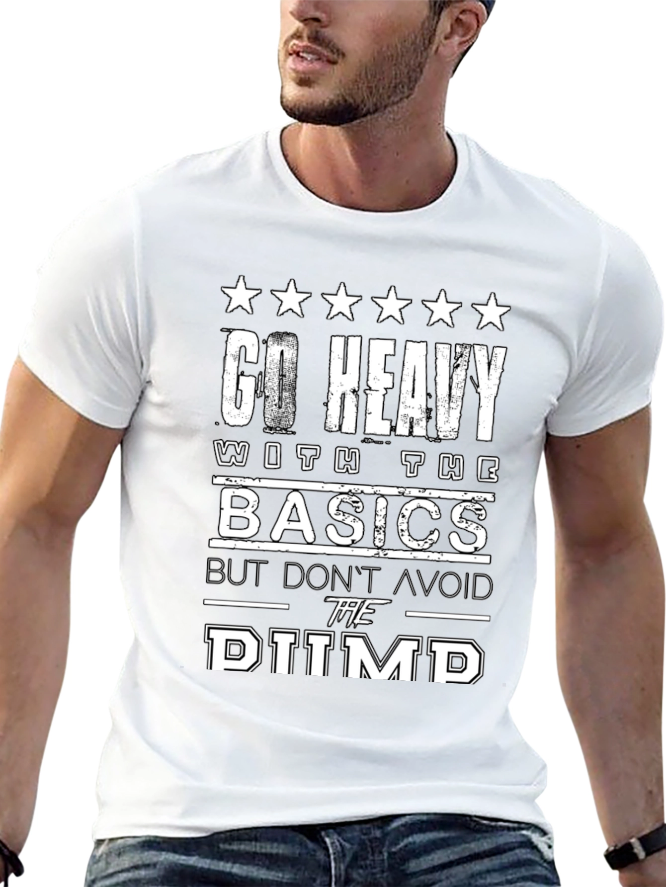 Go Heavy With The Basics Graphic T-Shirt