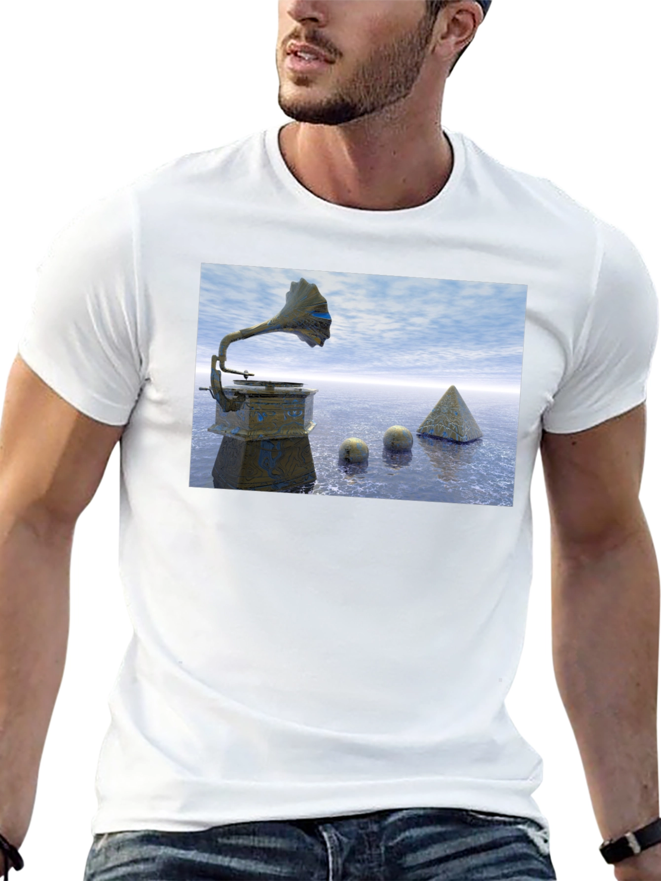 Surrealist Gramaphone T-Shirt