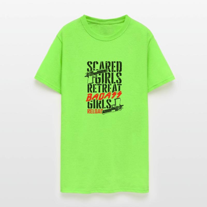 Scared Girls Retreat Badass Girls Reload - gun