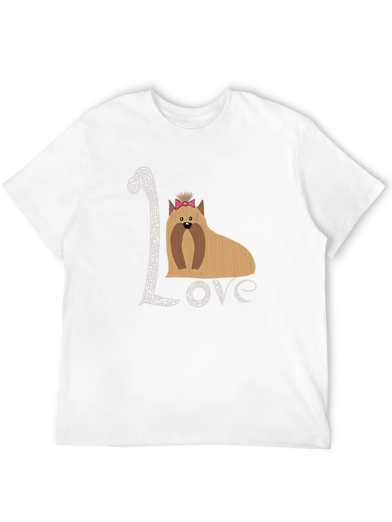 Love Yorkshire Terrier Black T-Shirt