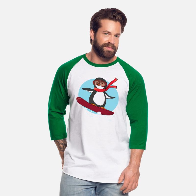Snowboarding Penguin