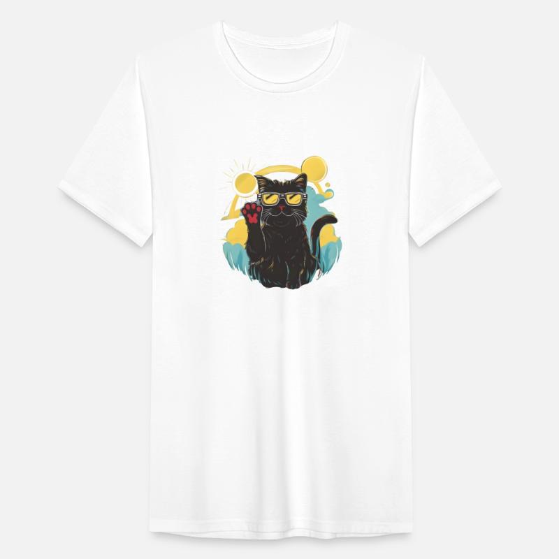 Solar Eclipse 2024 Cat Wearing Glasses