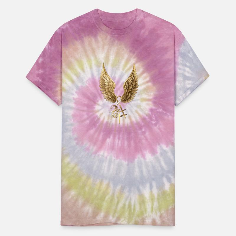 SPARKLY GOLD ANGEL WINGS PEACE TEXT AI GENERATED