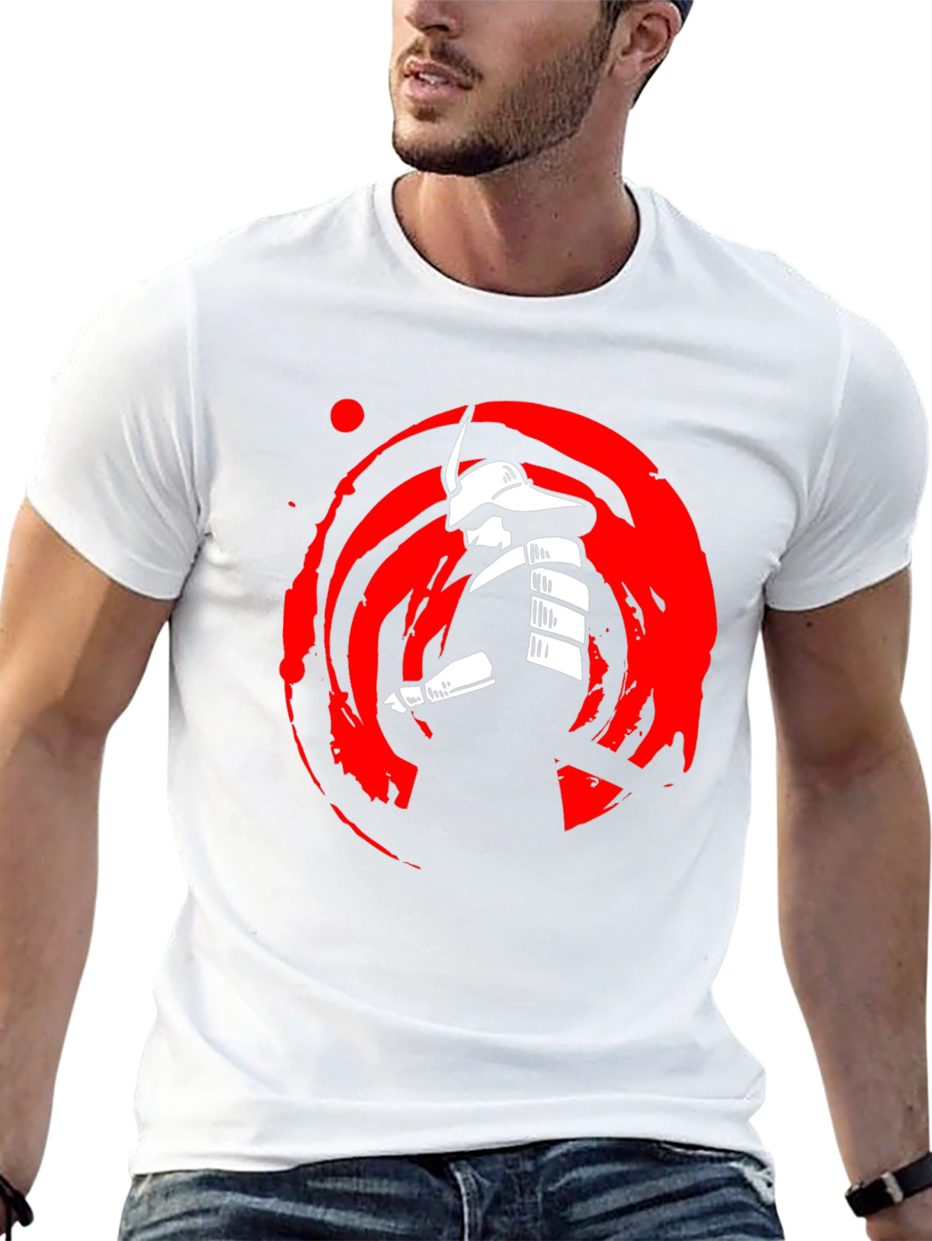 Samurai Graphic Black T-Shirt