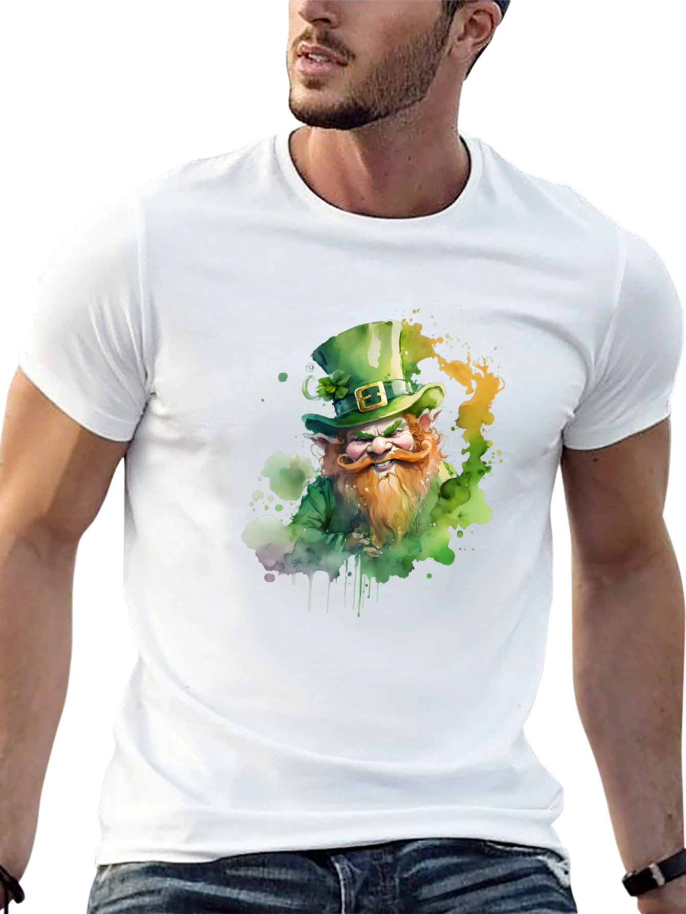 St. Patricks Day Leprechaun Graphic Tee