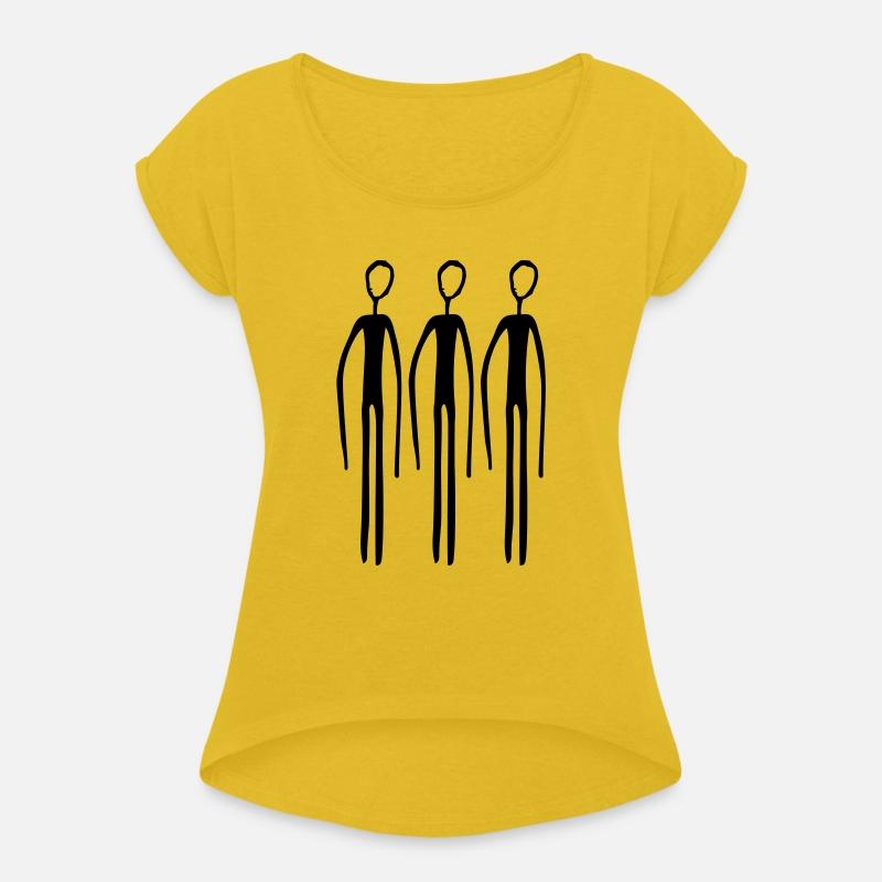 team 3 friends crew black alien man long arms legs