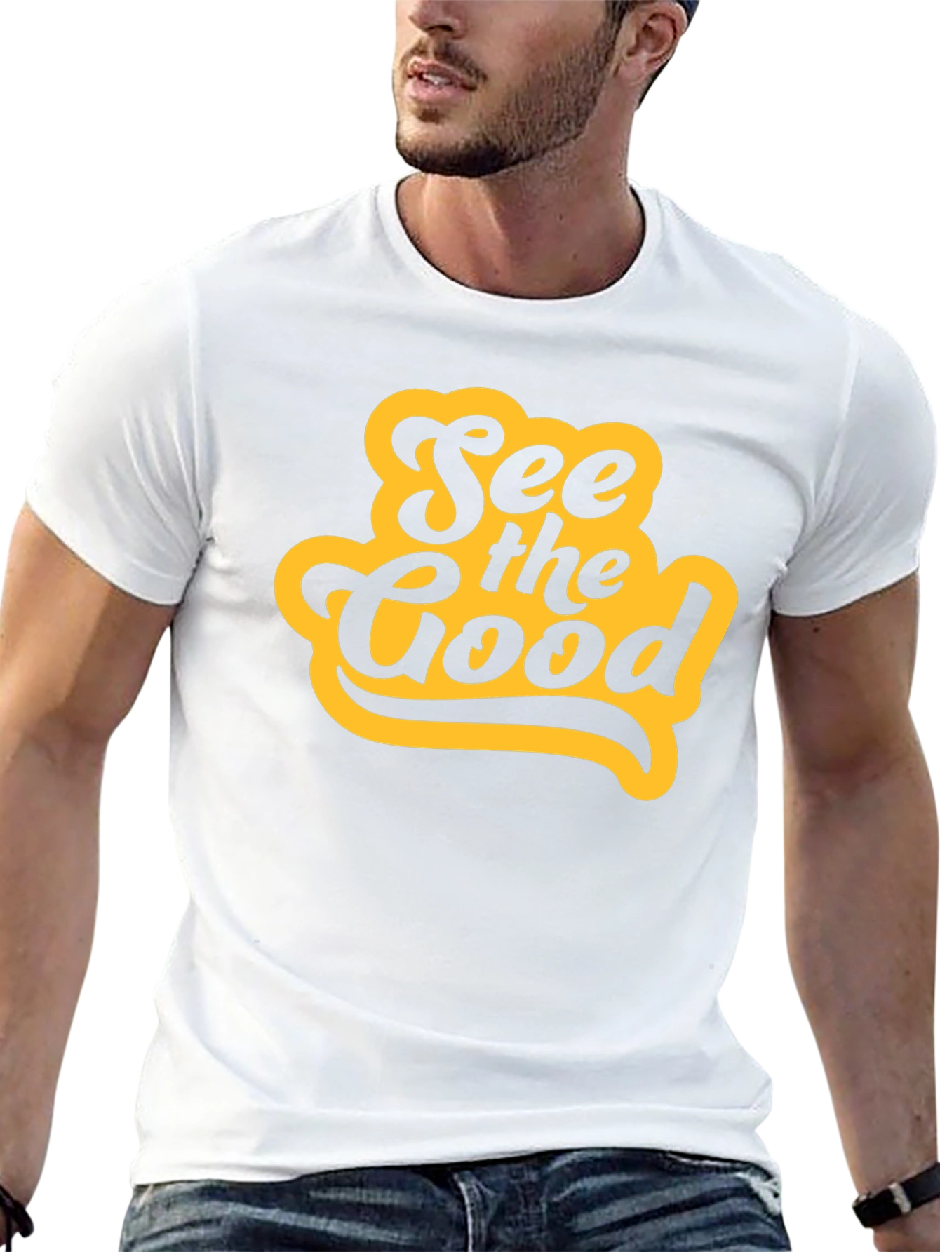 See the Good Graphic Tee - Mens Black T-Shirt