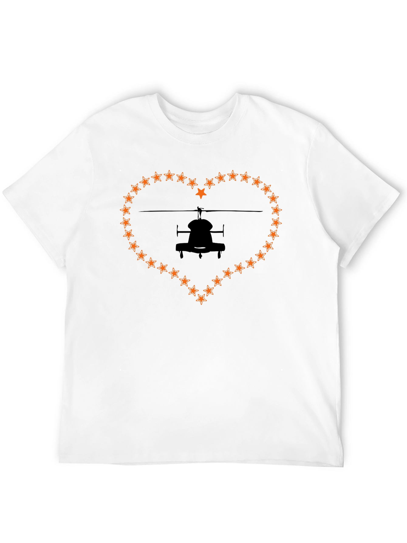Helicopter Love Black T-Shirt