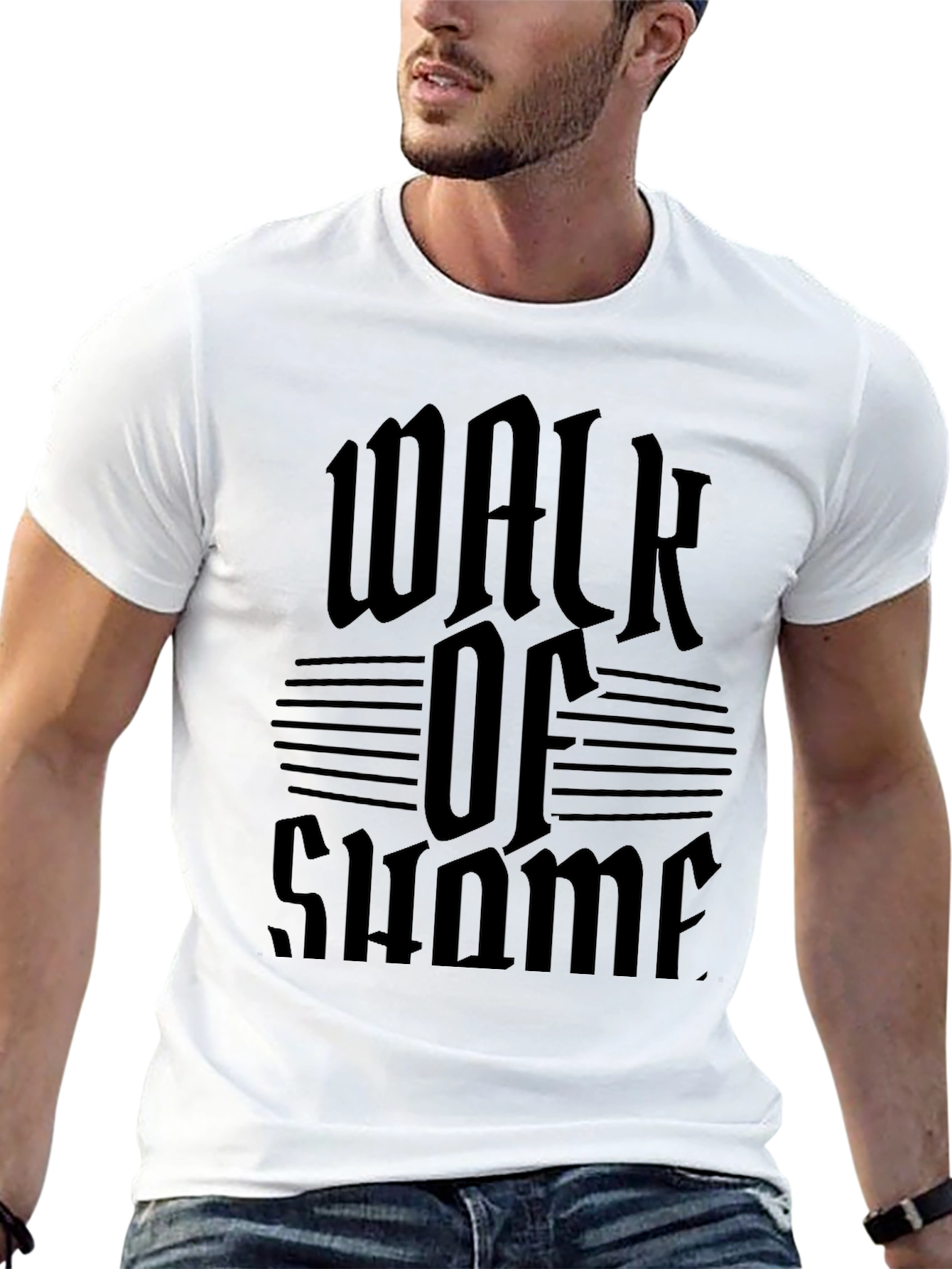 Walk of Shame Graphic T-Shirt - Black