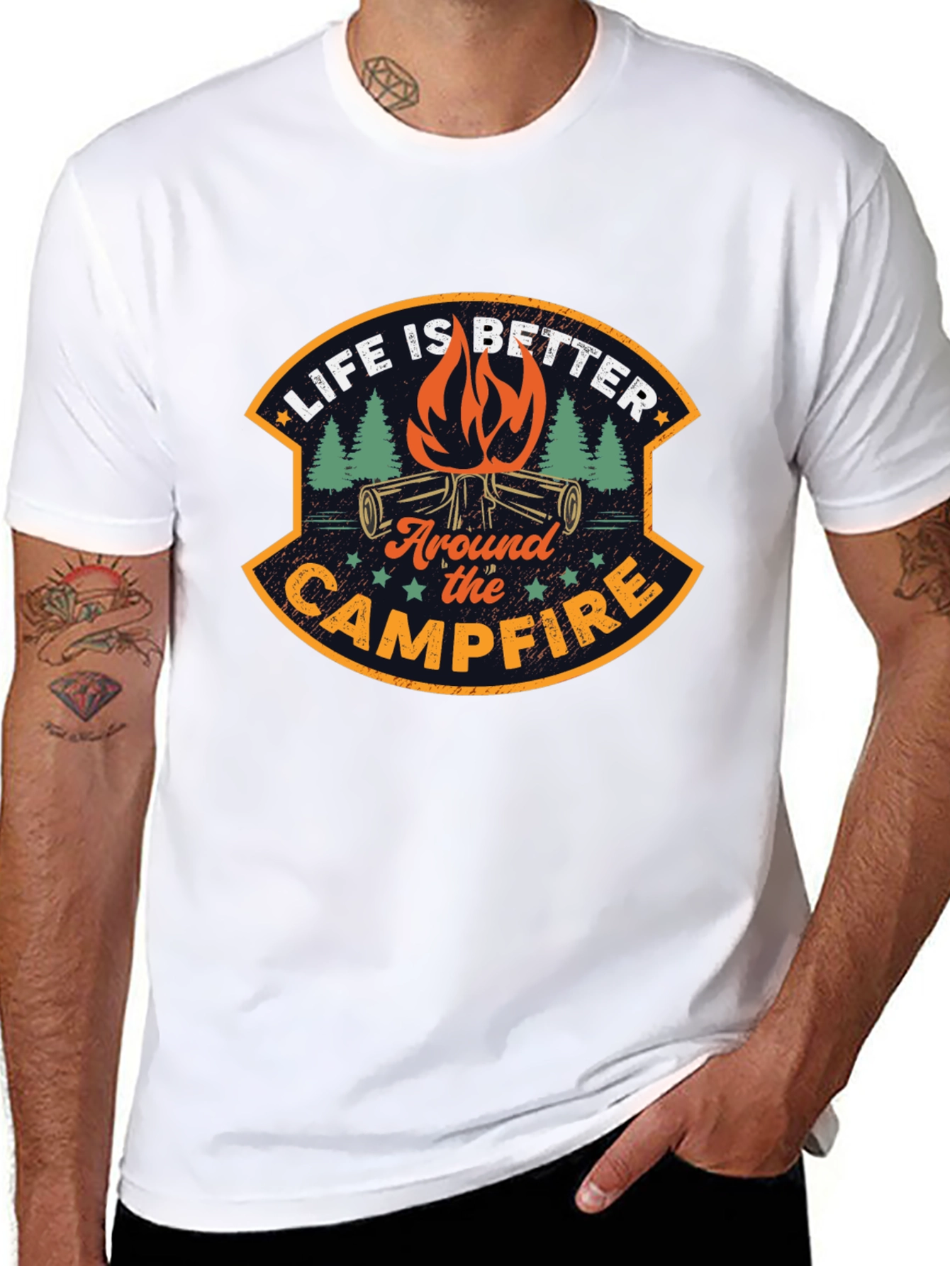 Campfire Life T-Shirt - Adventure Ready!