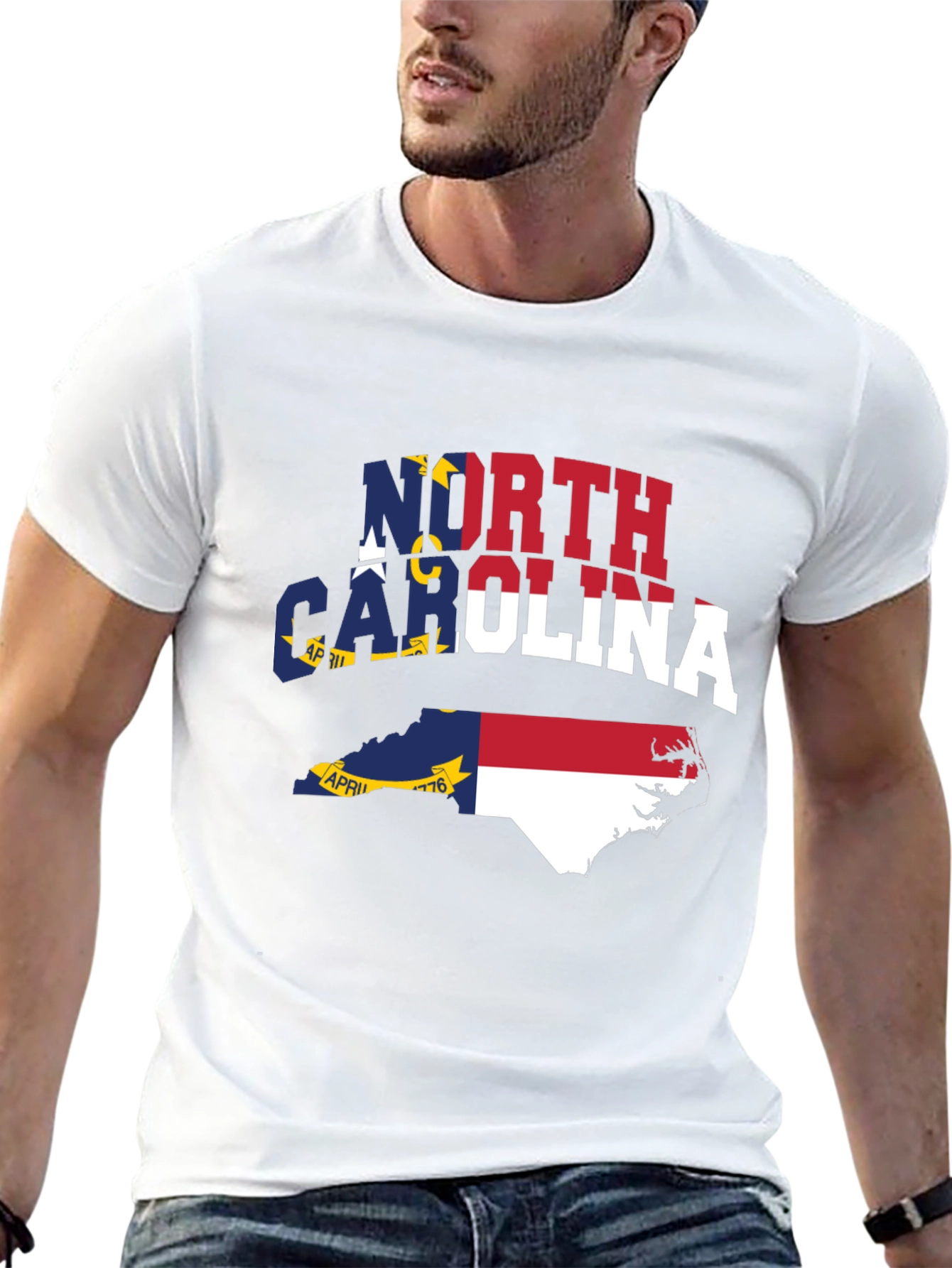 North Carolina Flag Graphic Tee