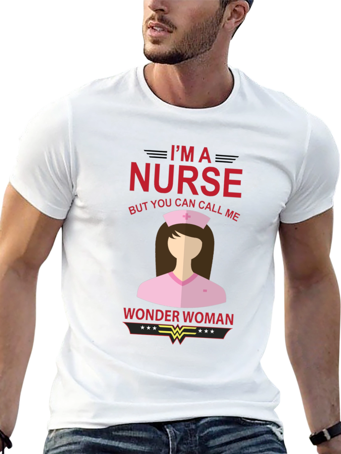 Nurse Wonder Woman Graphic T-Shirt