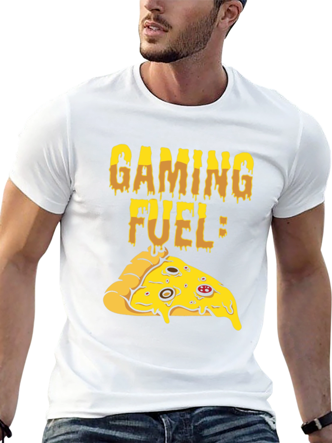 Gaming Fuel Pizza T-Shirt - Gamer Style