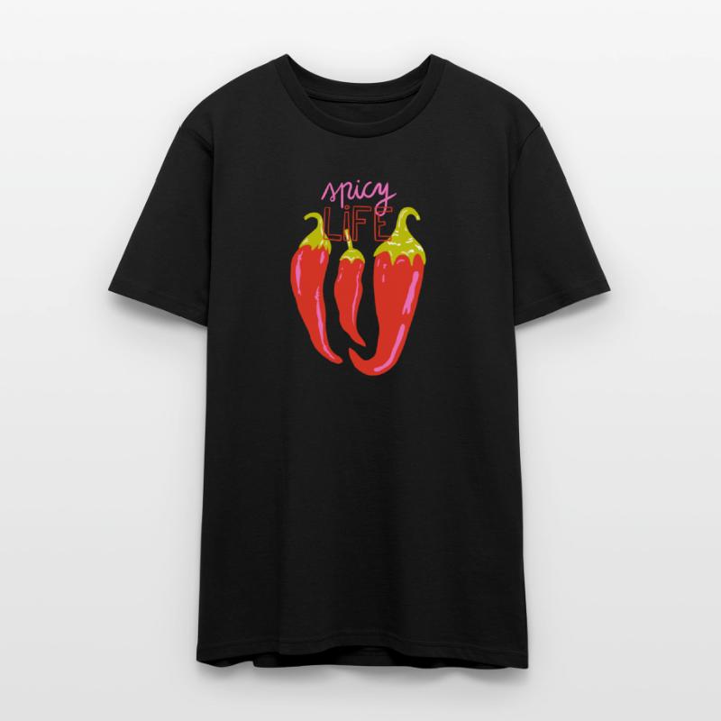 Vibrant Chili Pepper Illustration T-Shirt