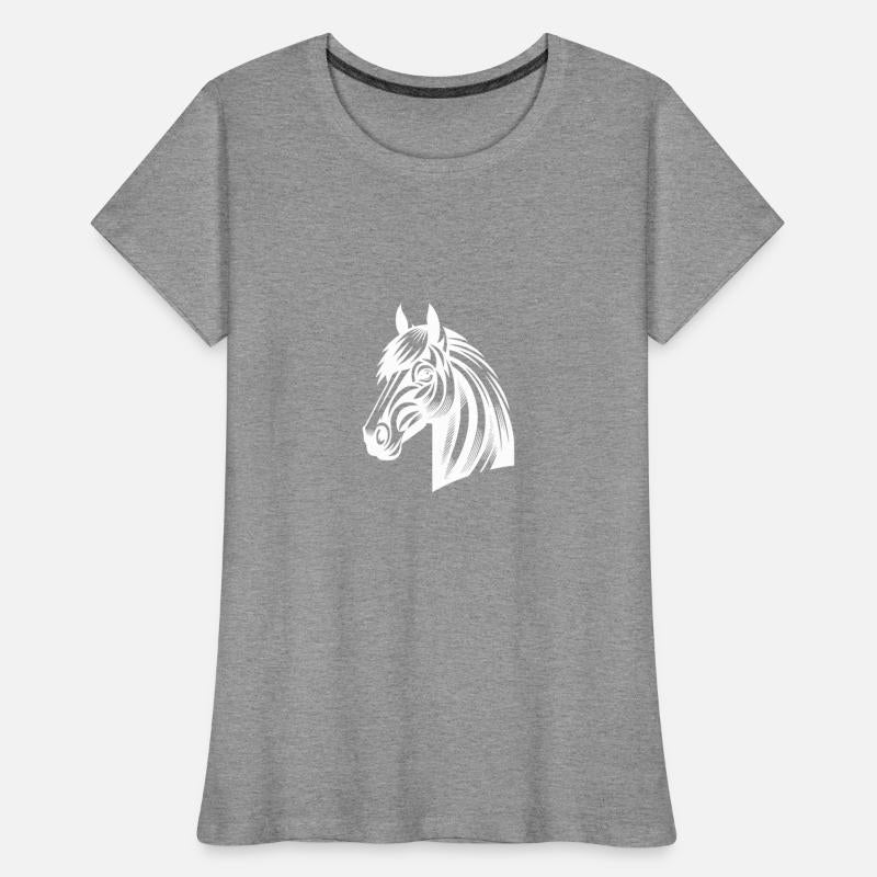 Vintage Horse Head Portrait Tattoo Style