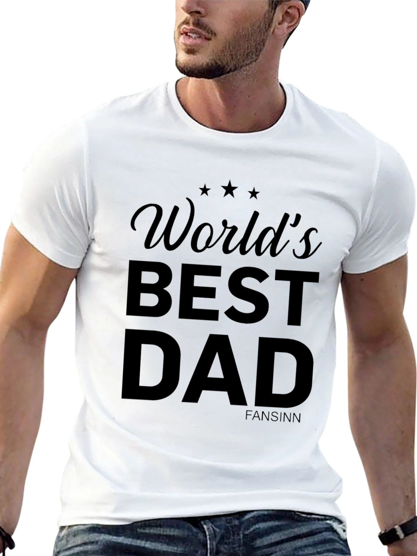 Worlds Best Dad T-Shirt - Fathers Day Gift