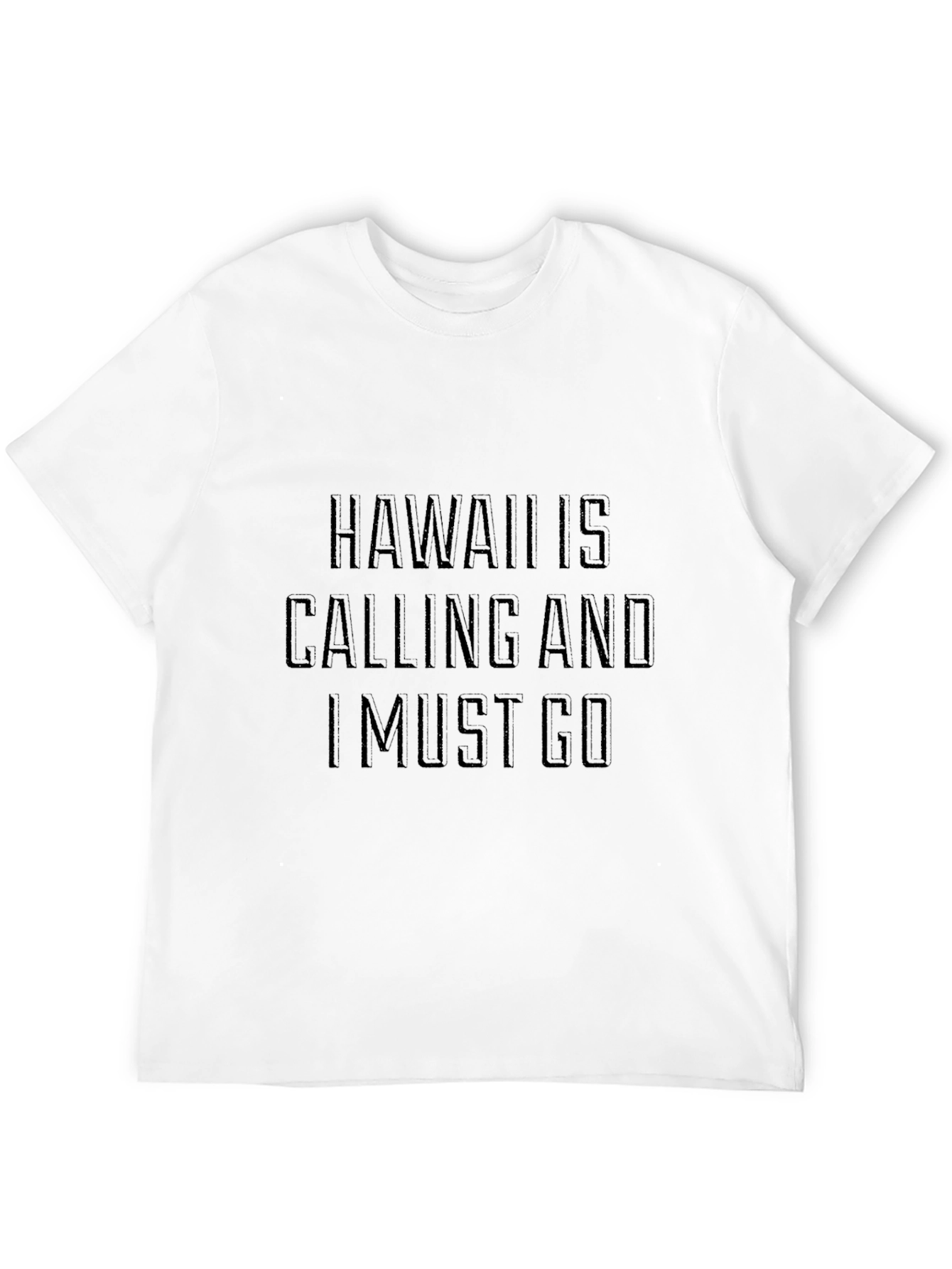 Hawaii is Calling T-Shirt - Black