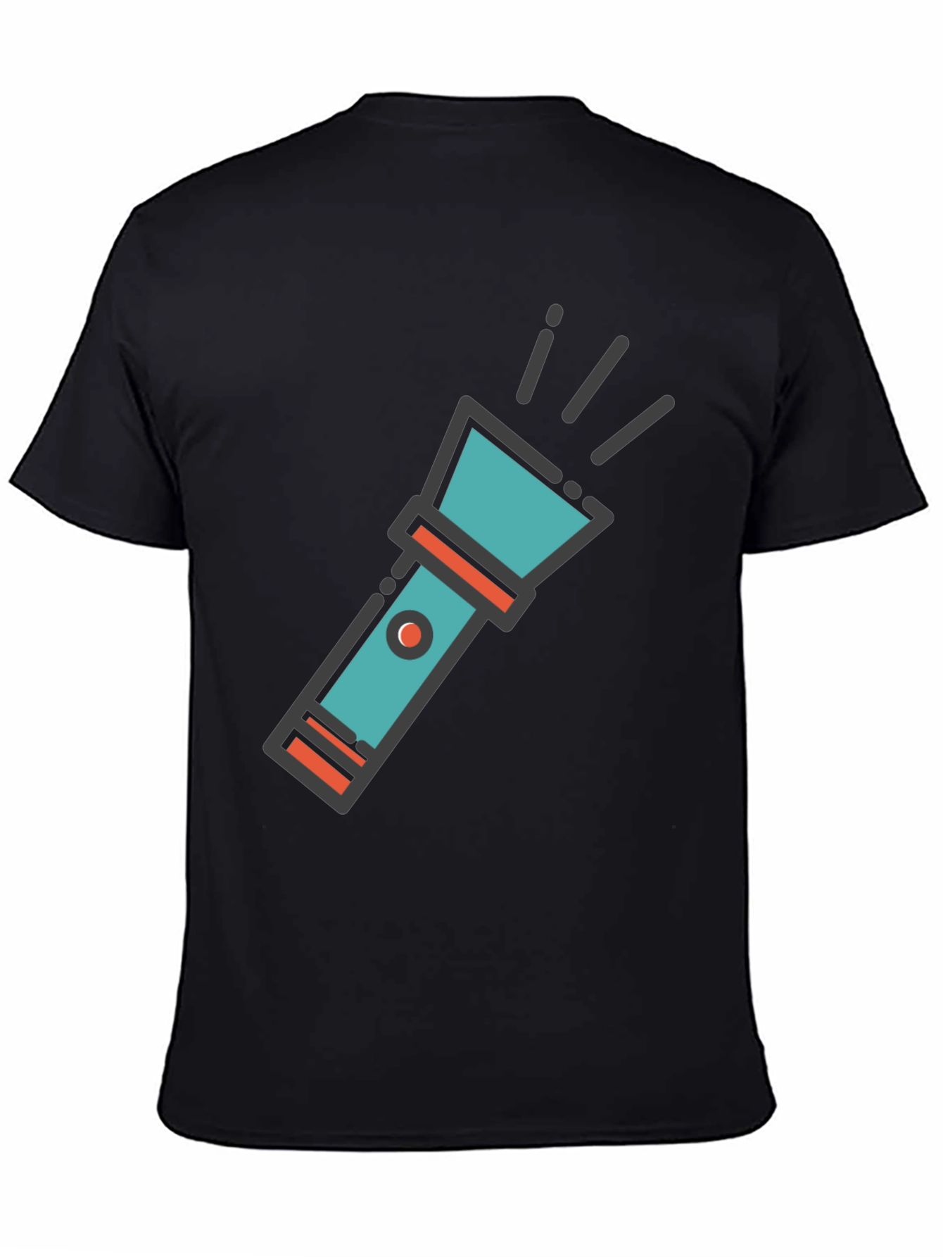 Flashlight Graphic Tee - Black