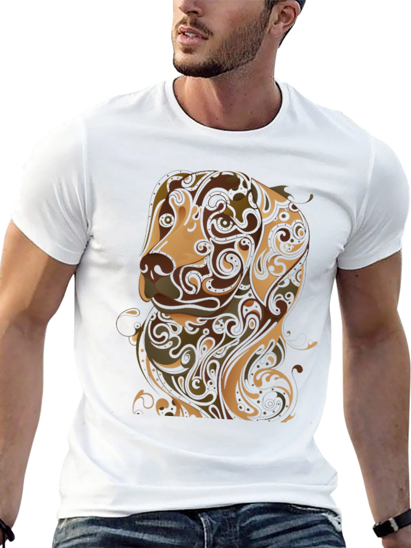 Dog Breed Art T-Shirt - Stylish Mens Tee